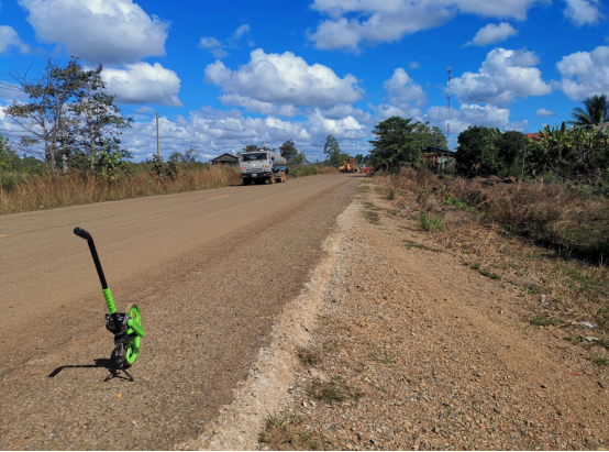 Reconstruction of Roads No.95 and 62.3 in the Kingdom of Cambodia (April 2017)